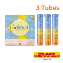 3 Tubes AELOVA Dietary Supplement Tablets Weight Control Effervescent Ti... - $78.07