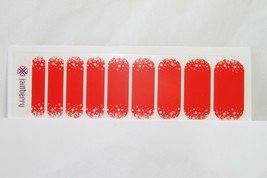 Jamberry Nail Wrap 1/2 Sheet (new) RED WHITE &amp; BOOM - £6.75 GBP