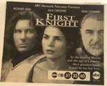 First Knight Print Ad Vintage Sean Connery Richard Gere TPA3 - $5.93