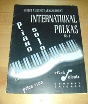 International Polkas~Piano Solo No.1~&#39;42~Joseph P Elsnic - £15.47 GBP