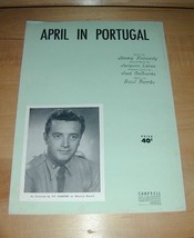 April in Portugal by Vic Damone sheet music-1947 - $19.76