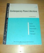 CONTEMPORARY PIANO LITERATURE~Book 1 Rev. Ed.~1961~! - $19.76