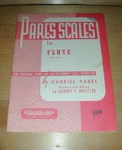 Pares Scales For Flute / Piccolo~Individual Or Class - £15.75 GBP