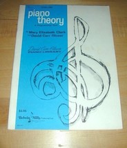 Level 1 Piano Theory; A Programmed Text -Piano Library - $19.76