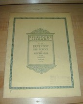 Schirmers Library 1874 DUVERNOY The SCHOOL of MECHANISM - $19.76