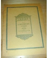 OLD~Schirmers Library 1895 LOESCHHORN STUDIES for PIANO - €25,94 EUR