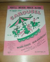 You&#39;ll Never Walk Alone-CAROUSEL Sheet Music~Rodgers &amp; Hammerstein - £15.43 GBP