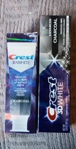 2 Crest 3D White Toothpaste, Charcoal, 2.7 Oz &amp; 3.8 Oz (K14) - £12.60 GBP