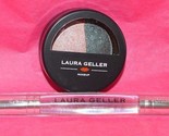 Laura Geller Sateen Fresco Mystic Sea Eye Rimz eye shadow liner  w / brush - £12.67 GBP
