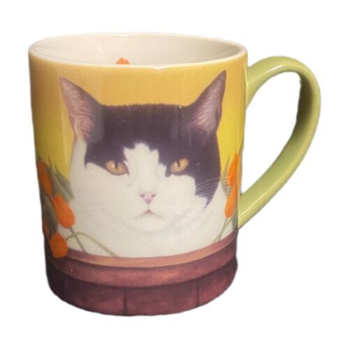 Primary image for Lang & Wise Mug Cat ISIS BIRKENSEER Coffee Tea Cup By Lowell Herrero 2012