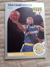 **ERROR CARD** 1990 NBA Hoops Tim Hardaway Rookie Card. MINT. Card #113. ... - £8.86 GBP