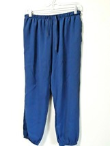  Polyester  Leo Rosi Large Active Wear Pants Blue Ankle Length  waist 28&quot; - £10.95 GBP