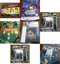 Lot of 7 Band Promo Posters: The Start, SRC, Duncan Sheik, Audiovent, et al - $0.99