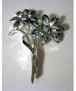 Vintage Toned Flower Brooch Pin - €12,82 EUR