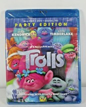 Trolls [2017] Blu-ray+DVD; Party Edition NEW Sealed - £9.58 GBP