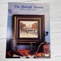 Vtg Raleigh Tavern Williamsburg VA Cross Stitch Pattern Ronnie Rowe Seri... - $19.99