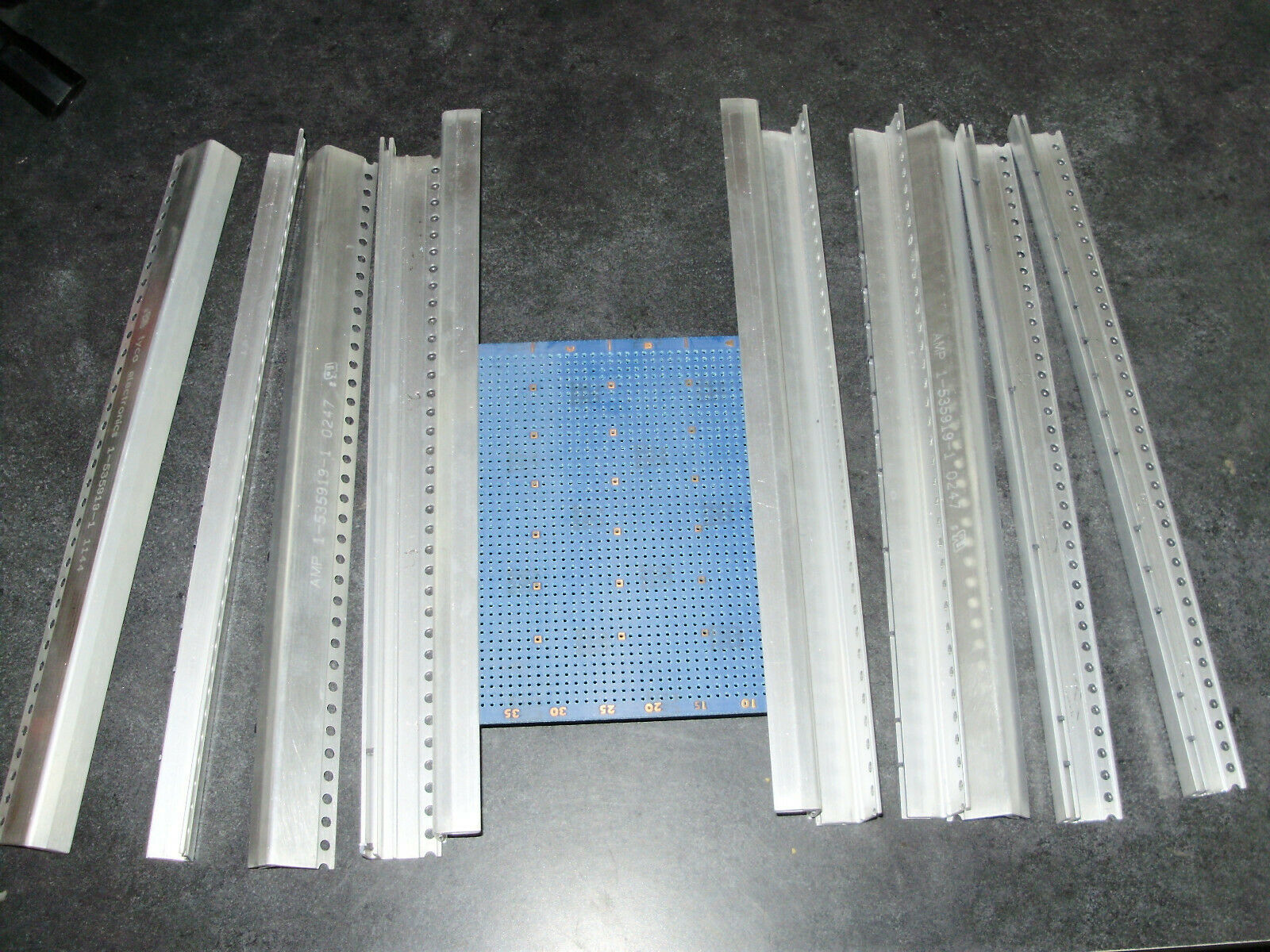 10 pc 9&quot; aluminum Circuit Board MOUNTING RAILS KIT for PC board hobbyist... - $9.89