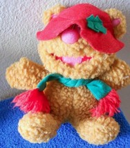 1987 Vintage Fuzzy Bear Plush Muppets Stuffed Animal Toy 8 in Tall Seated - £10.94 GBP