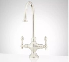 New Brushed Nickel Isadora 1.75 GPM Single Hole Bar and Kitchen Faucet by Signat - £174.84 GBP