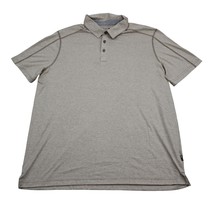 Swiss Tech Shirt Mens XL(46-48) Tan Polo Casual Short Sleeve - £18.22 GBP