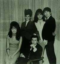 Phil Spector with The Ronettes &amp; George Harrison - Framed picture - 11x14 - £25.40 GBP
