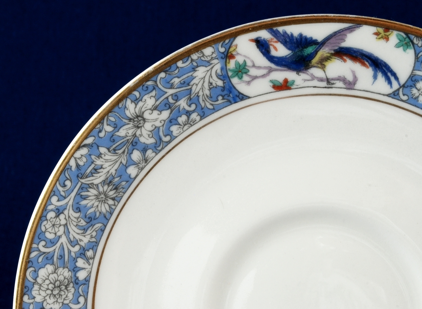 Theodore Haviland Monterey Saucer New York Made in America Bird of Paradise  Item image 2