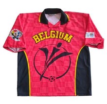 Belgium Euro 2000 Leisure Football Shirt Junior Size EU 152 USA 12-14 Yrs UEFA - £51.40 GBP