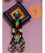 Native American Hatpin Beaded Ballsticks Hat Pin Seminole Handmade  Blac... - $34.27 CAD