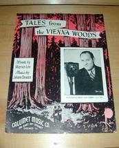 Tales from the Vienna Woods-Johann Strass 1939 Music - $19.76