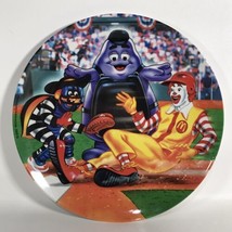 Vintage McDonald&#39;s Ronald McDonald Grimace Plate Baseball Hamburglar Ump... - $9.99