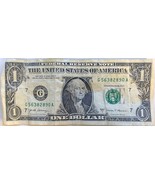 $1 One Dollar Bill 56382890, Swanville, MN ZIP: 56382 - £3.98 GBP
