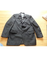 2 Button CALVIN KLEIN Designer Suit Jacket TUXEDO Coat MENS BLACK 39R - $1,325.89 MXN