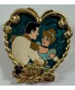 DISNEY DLR Walt's Classic Collection Cinderella with Prince Charming Heart Pin  - $30.68