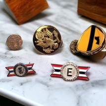WWII Pin Lot Sterling Silver E for Excellence Army Navy Production Award... - £34.41 GBP