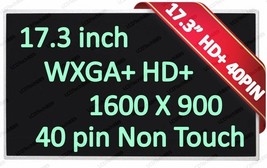 Laptop Lcd Screen For Samsung LTN173KT01-K01 Bottom Left Connector 17.3&quot; Wxga++ - £64.08 GBP