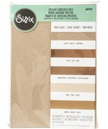 Sizzix Surfacez Opulent Cardstock Pack 8 X11.5 Inch 50/Pkg - Rose Gold - $45.03