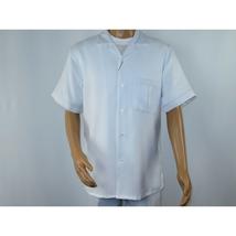 Men 2pc Walking Leisure Suit Short Sleeves By DREAMS 256 Solid White New image 3