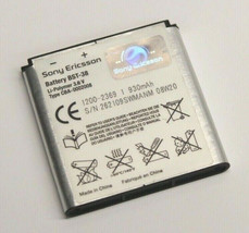 Genuine Sony Ericsson BST-38 Battery for W580 W580i T650 T658 C902 C902i C905 - $14.01