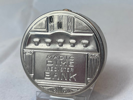 1930&#39;s Embossed Tin Magic Dime Register Bank by B &amp; R  New York Still Pi... - £23.67 GBP