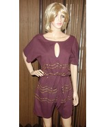 Galliano Jumpsuit STUDDED DRESS SZ 26 /40 NEW - $7,088.92 MXN