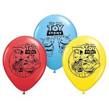 Qualatex 12&quot; Round Latex Balloons Officially Licensed Disney Pixar Toy Story, 6- - £1.58 GBP