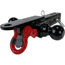Moose Utility Elite 4 Way Universal Multi Hitch 2 Inch EHITCH-4 W/Towing Shackle - £83.78 GBP