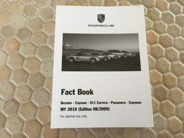 PORSCHE BOXSTER CAYMAN 911 PANAMERA CAYENNE SERIES FACT BOOK 2010 USA ED... - $29.95