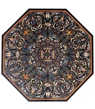 Octagonal Italian Pietra-Dura Mosaic Table Top, Coffee Table Top, Rustic Coffee  - $13,000.00