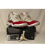 Jordan 11 Cherry Pre School Size 2Y 378039-116 Air Jordan Retro 2022 Kid... - $98.00