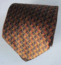 Guy Laroche Paris France Mens Neck Tie Geometric Iridescent Vintage 1980&#39;s Usa - $18.99