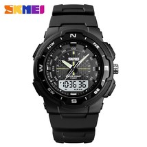 SKMEI Dual Display Watch Men Outdoor Sports Watches Digital Electronic Men Watch - £31.87 GBP