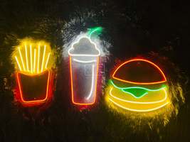 Fast Food | LED Neon Sign - £31.97 GBP+