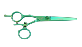 washi green vibe left bun swivel shear scissor japanese 440c steel beaut... - £182.63 GBP