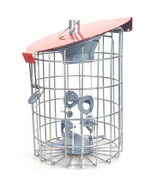 Nuttery 11 x 7.5 in. Roundhaus Squirrel Resistant Seed Feeder Red - $97.41 CAD